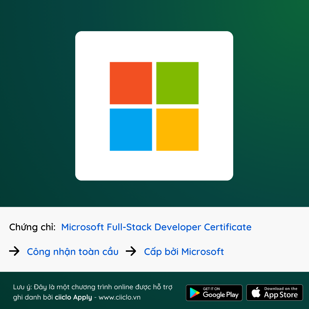 Microsoft Full-Stack Developer Professional Certificate