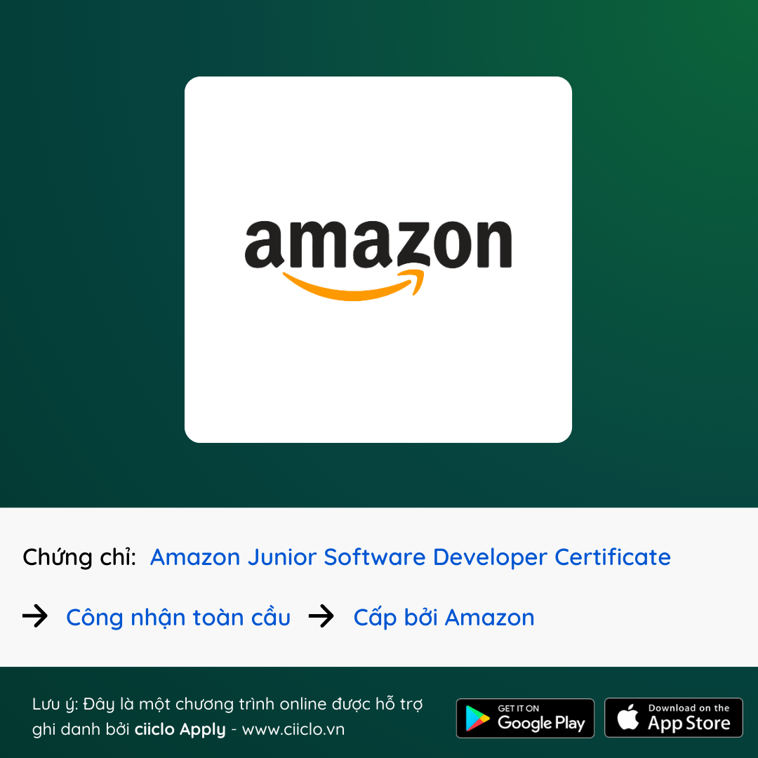 Amazon Junior Software Developer Professional Certificate