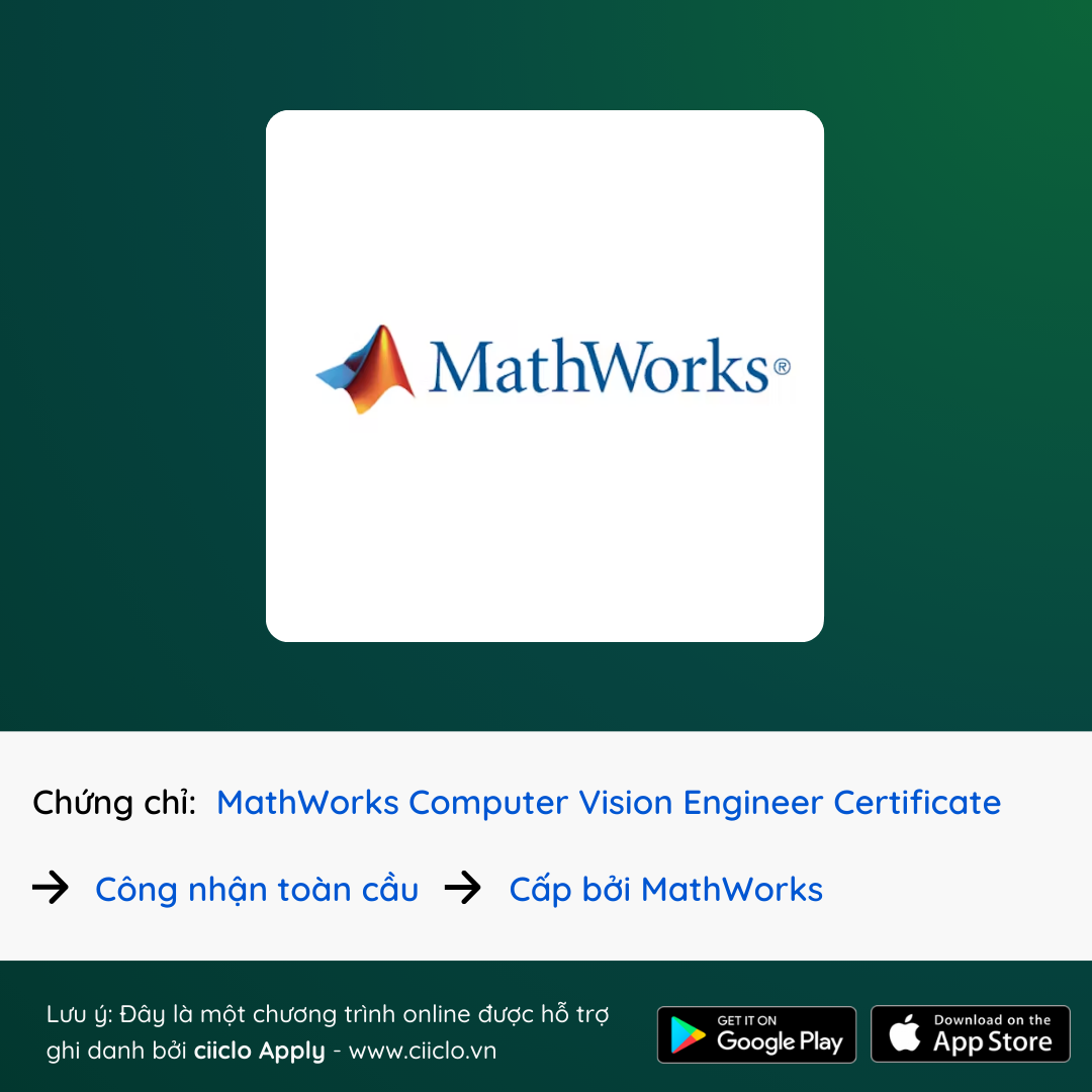 MathWorks Computer Vision Engineer Professional Certificate