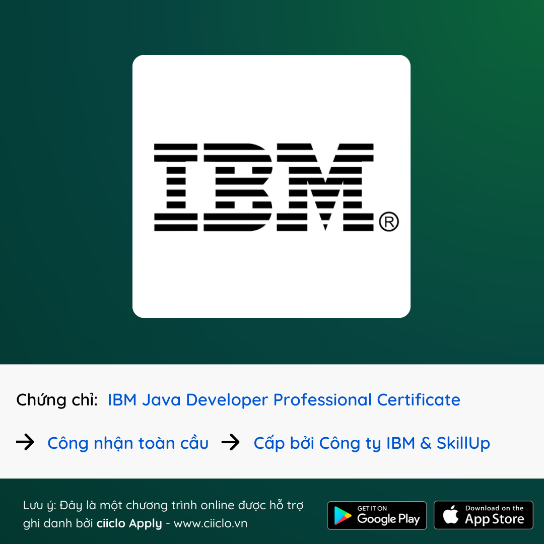 IBM Java Developer Professional Certificate