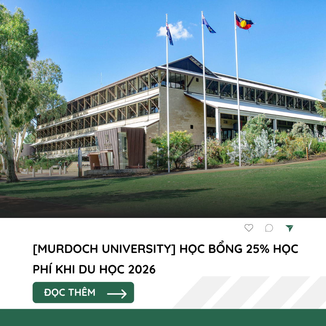 Săn Học Bổng 25% từ Murdoch University