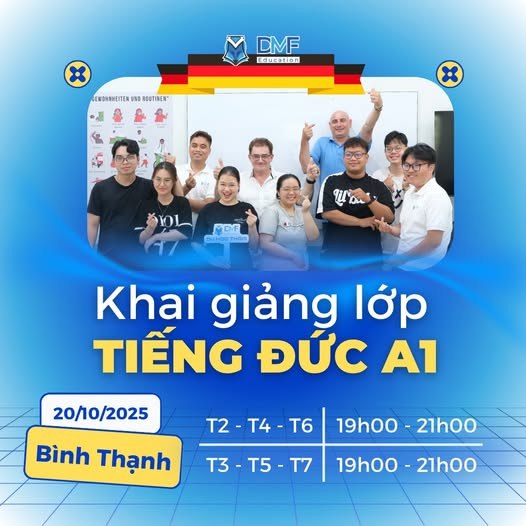 Khai Giảng Lớp Tiếng Đức A1 tại Bình Thạnh