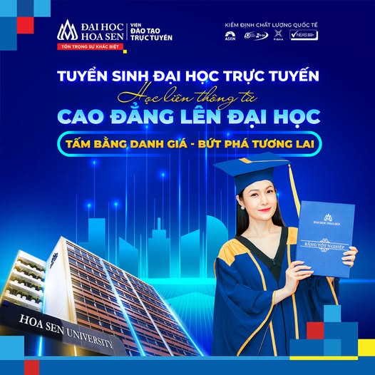 Tuyển Sinh Đại Học Trực Tuyến tại Đại Học Hoa Sen