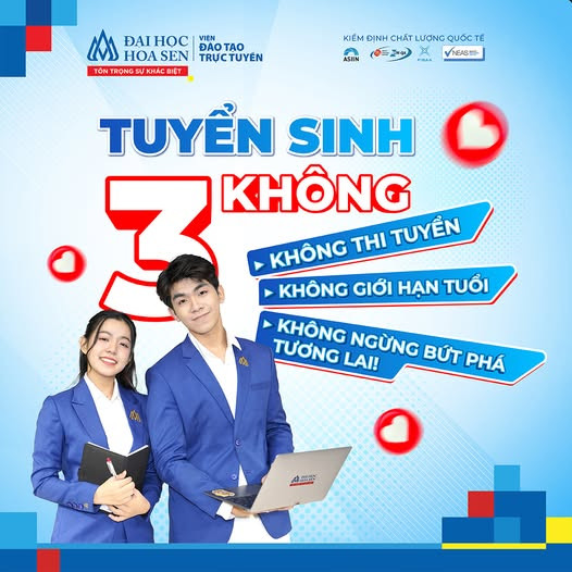Tuyển Sinh Đại Học Trực Tuyến – Mô Hình “3 KHÔNG” Tại Đại Học Hoa Sen (HSU)